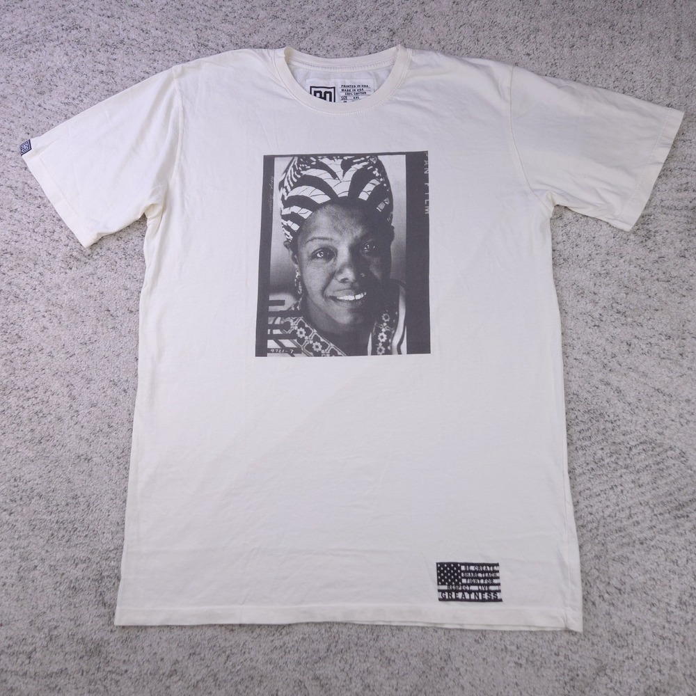 Roots Of Fight T-Shirt Size XXL Maya Angelou Crew Neck Short Sleeve Graphic NWT